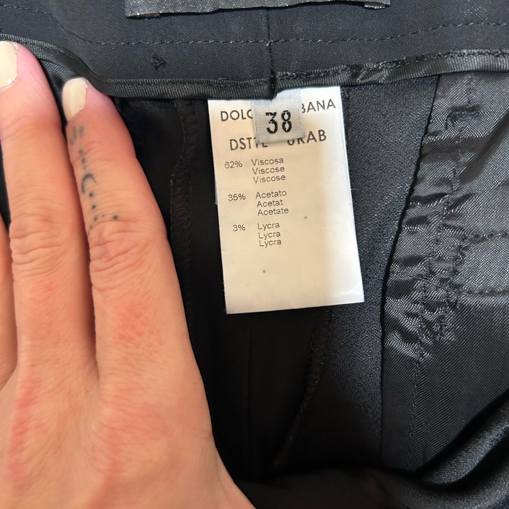 Dolce & Gabbana Black Women's Trousers and Vest Set - Picture 9 of 13